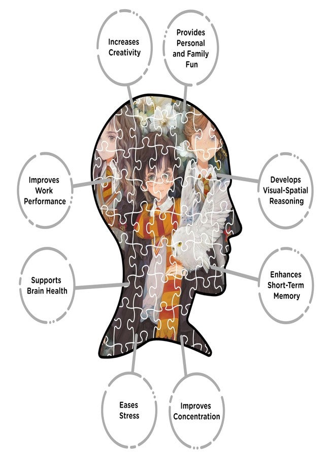AQUARIUS Harry Potter Yume Puzzle (1000 Piece Jigsaw Puzzle) - Glare Free - Precision Fit - Virtually No Puzzle Dust - Officially Licensed Harry Potter Collectibles - 20x28 Inches - Image 5